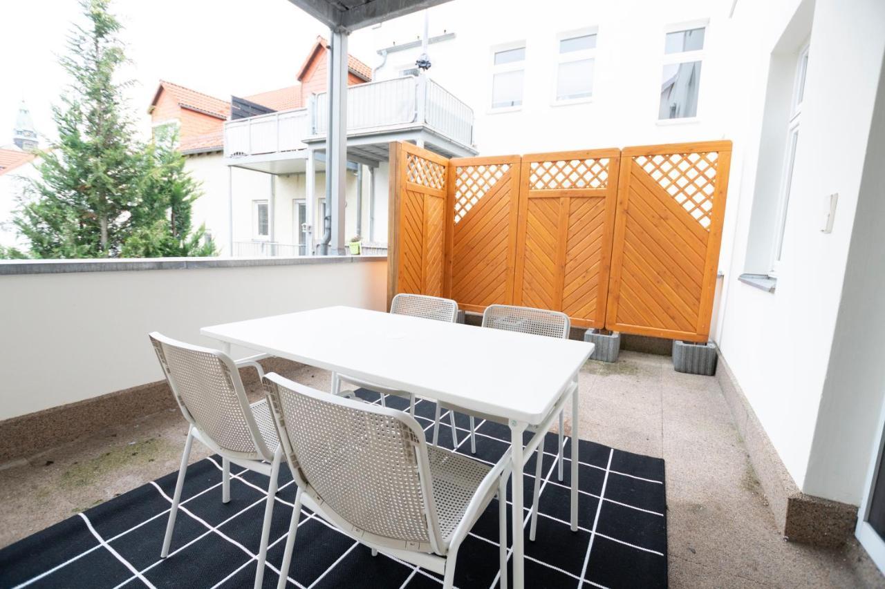 Ferienwohnung gemütlich und modern mit großem Balkon Zwickau Exterior foto